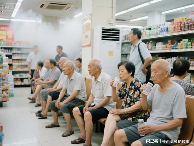 空调劝离无果后老板一句话所有人慌了凯发k8网站老人为省电费全去超市蹭